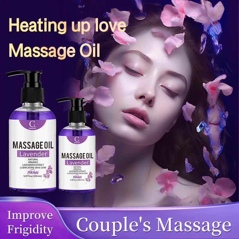 Lavender Massage Oil Moisturize The Skin Adult Sex Oil for Couples Spa and Full Body Massage