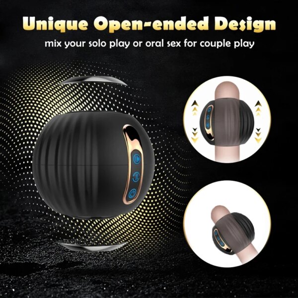 Automatic Male Masturbator Telescopic Cup with rotation and piston motion for men’s wellness and self-care