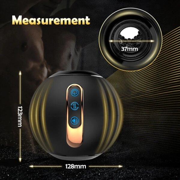 Automatic Male Masturbator Telescopic Cup with rotation and piston motion for men’s wellness and self-care