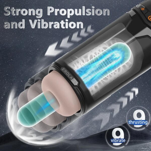 APP Control Telescopic Blowjob Masturbation Cup – male self-care device