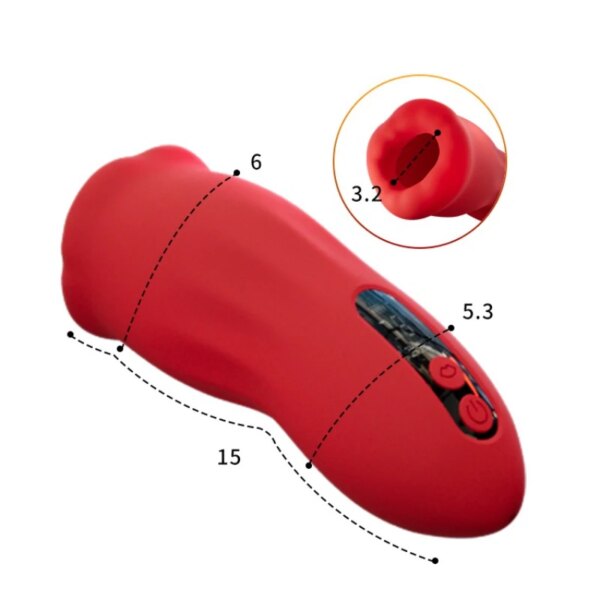 Male Masturbators Cup realistic pocket pussy with vibration and glans exercise