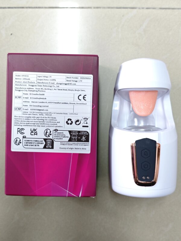 Adult Toys 3-in-1 Male Masturbator Cup with 10 vibration modes and 10 licking patterns, low-noise TEP male toy