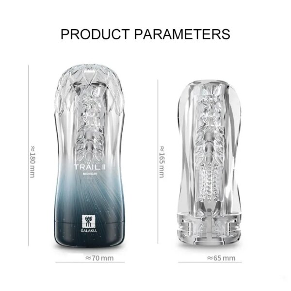 Male Masturbator Cup Soft Pussy showing realistic texture and vacuum pocket design for men
