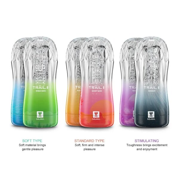 Male Masturbator Cup Soft Pussy showing realistic texture and vacuum pocket design for men
