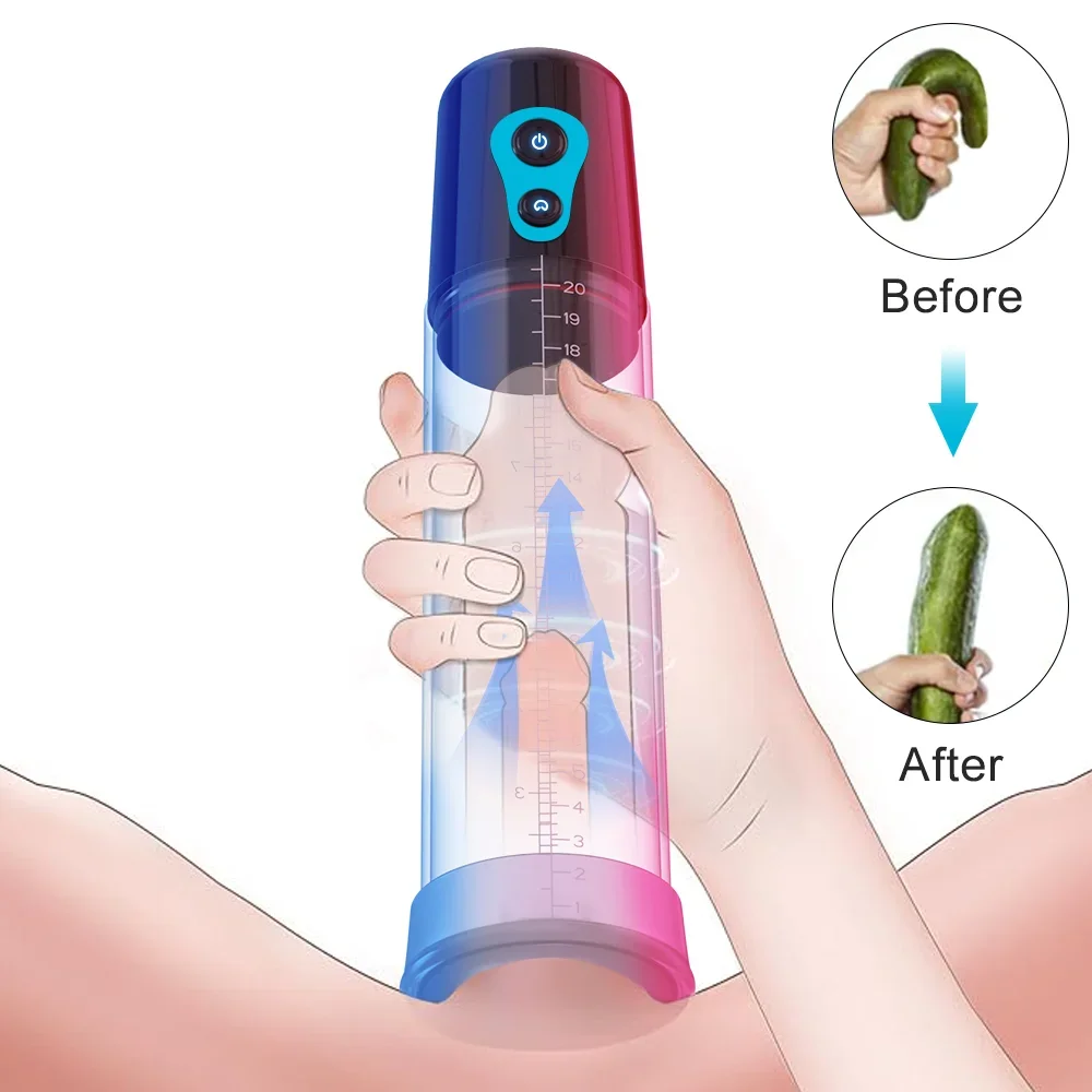 Electric Penis Pump Vacuum Trainer for Men – Intimacy & Wellness Device