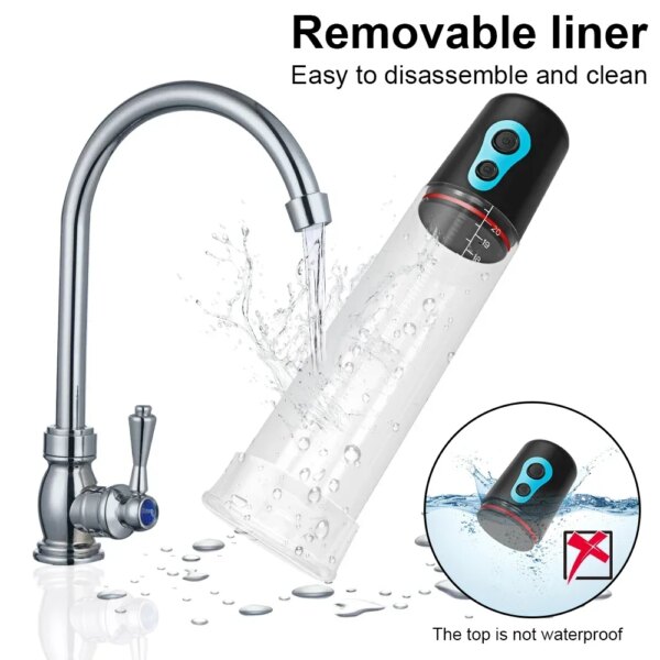 Electric Penis Pump Vacuum Trainer for Men – Intimacy & Wellness Device