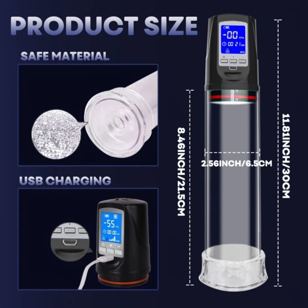 Automatic Electric Suck Penis Pump Trainer for Men’s Wellness