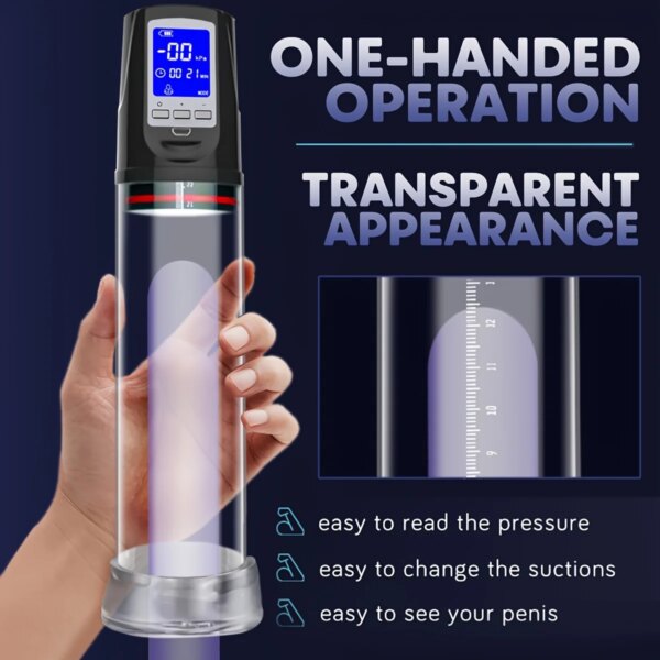 Automatic Electric Suck Penis Pump Trainer for Men’s Wellness