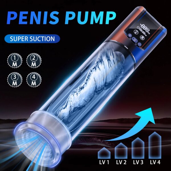 Electric Penis Pump automatic vacuum trainer for men wellness