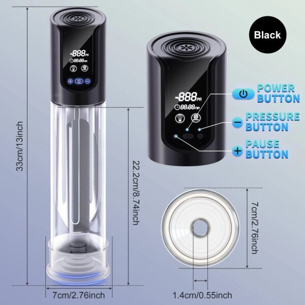 Electric Penis Pump automatic vacuum trainer for men wellness