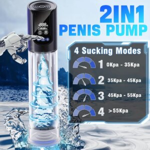 Electric Penis Pump automatic vacuum trainer for men wellness