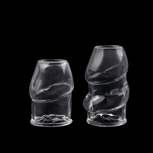 Foreskin Correction Cock Ring Glans Exercise Penis Ring with 4 types of penis sleeves for men