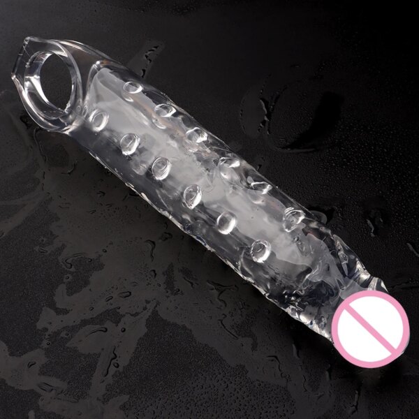 28cm Big Penis Sleeve Extender for Men – Increase Size & Delay Ejaculation