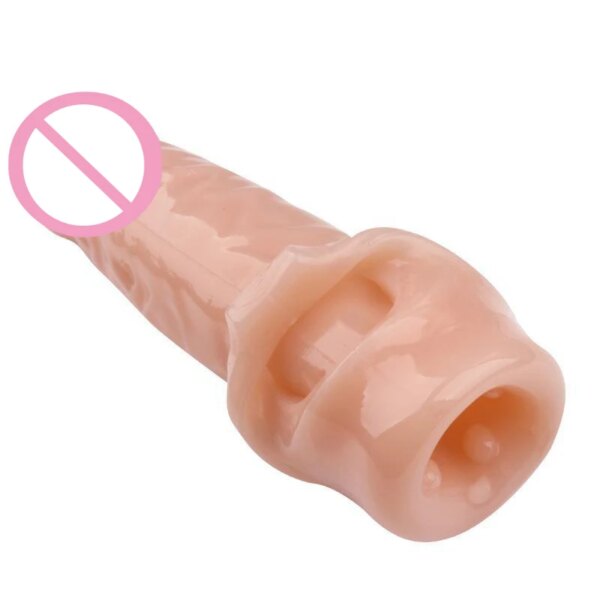 28cm Big Penis Sleeve Extender for Men – Increase Size & Delay Ejaculation