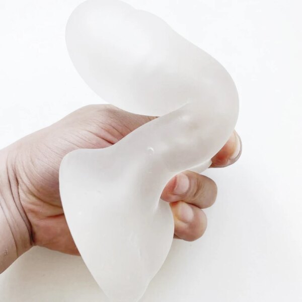 Thicken Transparent Penis Extender Sleeve High Elasticity for Men