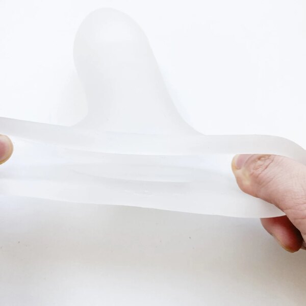 Thicken Transparent Penis Extender Sleeve High Elasticity for Men