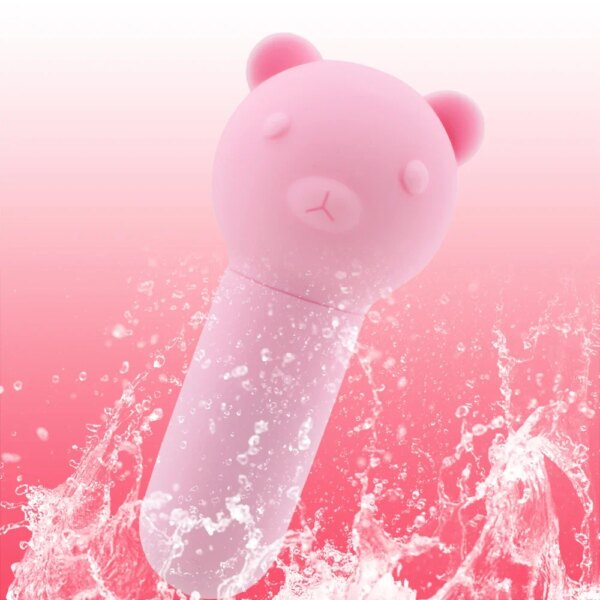 85mm Sexy Bear Vibrator Clitoral and Anal Plug for Women