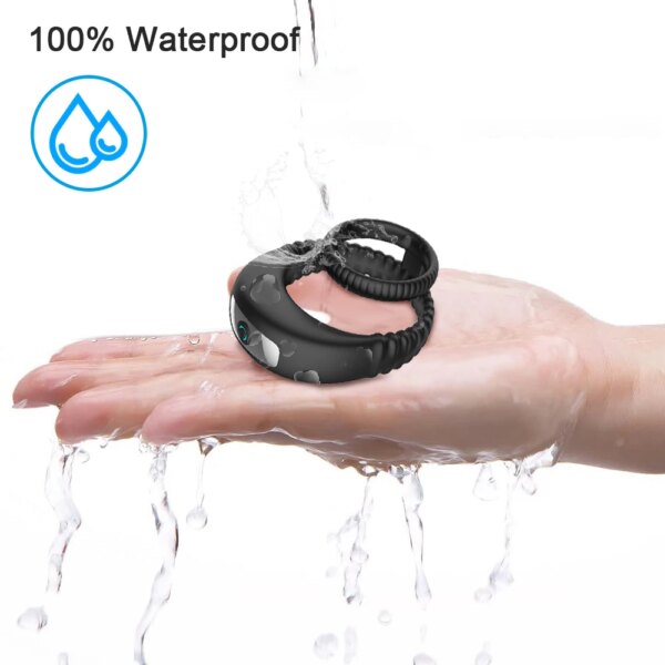 Vibrator Cock Ring Penis Delay for Men and Couples – Adult Sexual Wellness Toy