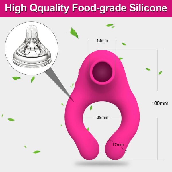 Vibrating Cock Ring Sex Toys for Men Penis Ring Vibrator – Boost Pleasure and Performance