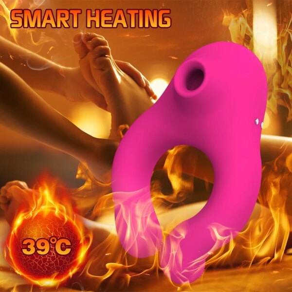 Delayed Ejaculation Penis Ring with soft material, clit stimulator, and scrotum massager for couples