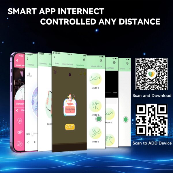 APP Control Vibrating Penis Ring for men, couples’ pleasure, clitoral and scrotum stimulation