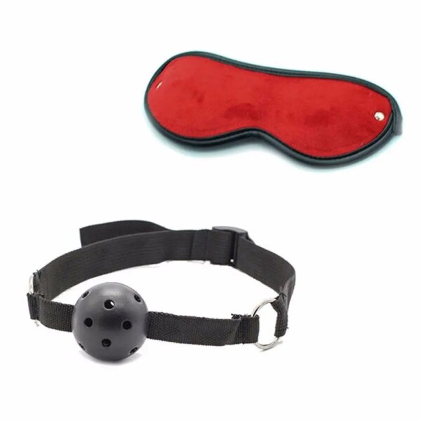 7PCS Exotic Bed Restraint Set with nylon furry cuffs for couples intimacy