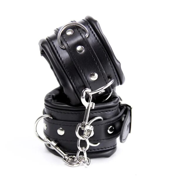 Stainless Steel Adjustable Open Leg Bar Bondage Set with Lockable Cuffs and Collar for Intimacy and Wellness