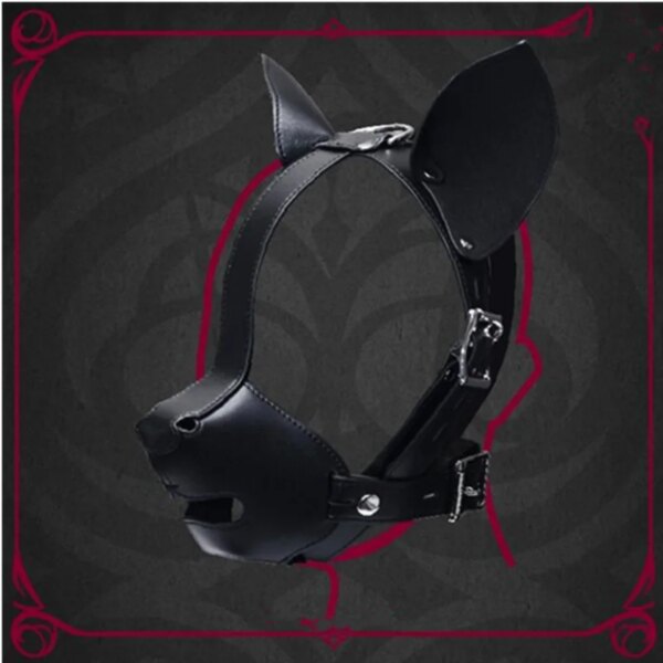 BDSM Puppy Play K9 Bondage Kit dog hood mask for safe role-playing and intimacy
