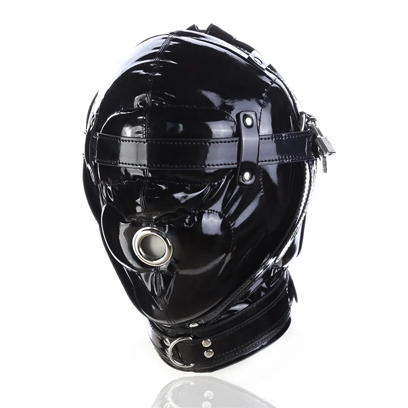 Black Glossy Leather