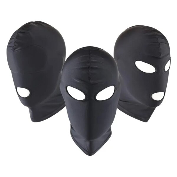 Fetish Harness Head Hood for Bondage Role Play – adjustable bondage restraint