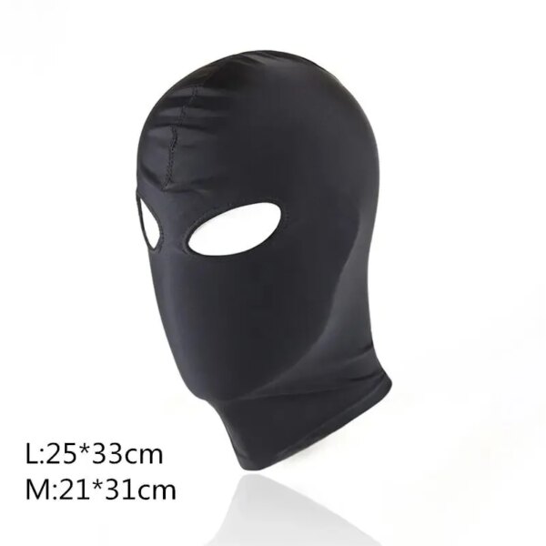 Fetish Harness Head Hood for Bondage Role Play – adjustable bondage restraint