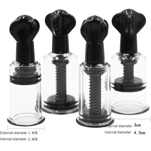 BDSM Adult Nipple Suction Cup 2pcs Set – Sensual Wellness Accessory