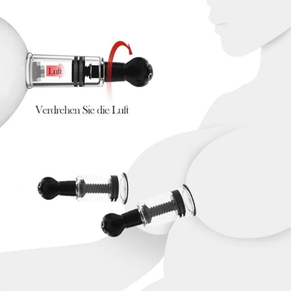 BDSM Adult Nipple Suction Cup 2pcs Set – Sensual Wellness Accessory