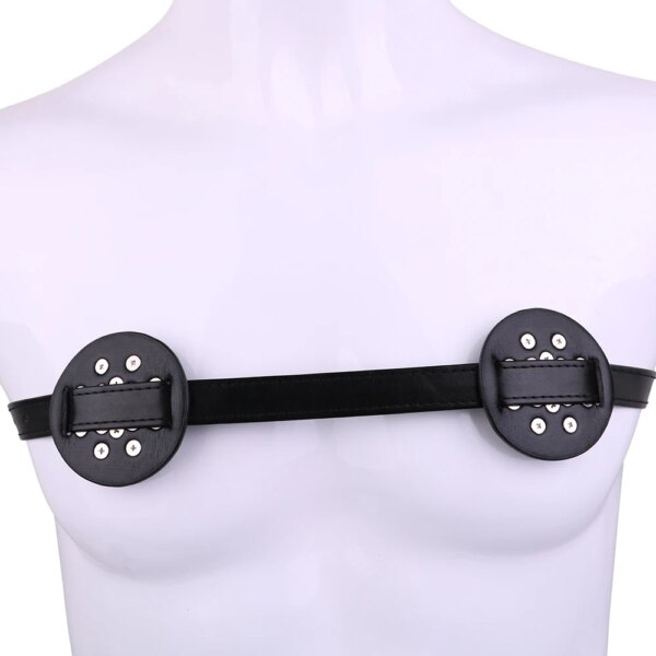Breast Binder & Nipple Clamp Harness for intimate wellness