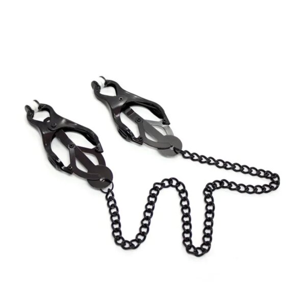 NEW Steel Clover Nipple Clamps – durable bondage gear for women’s wellness and intimacy
