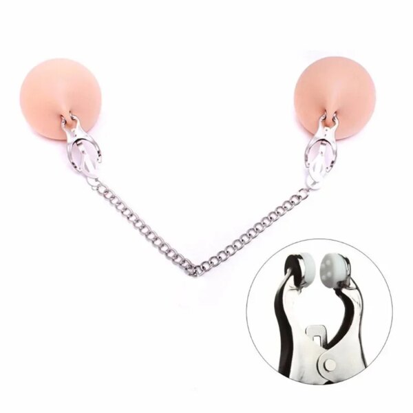NEW Steel Clover Nipple Clamps – durable bondage gear for women’s wellness and intimacy