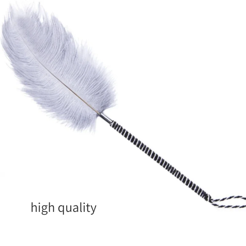 Flirting Clitoris Tickle Feather Erotic Whip for women – sensual intimacy accessory