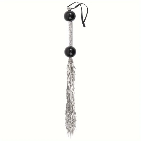 Metal Pepper Chain Whip with Restraints – BDSM toy for couples