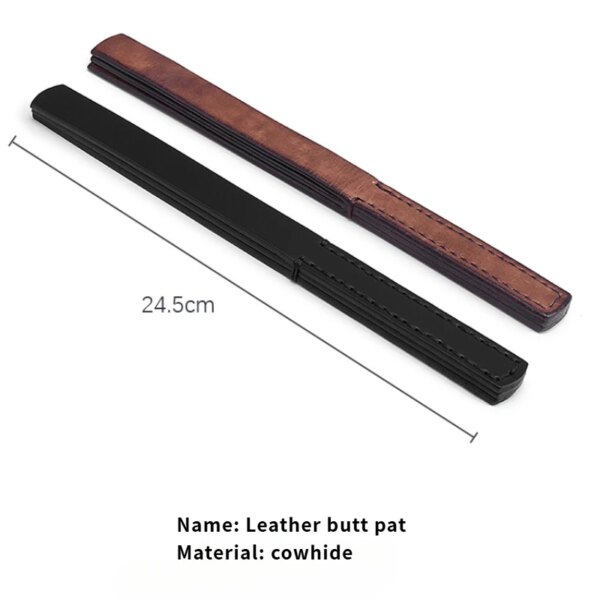 Genuine Leather Butt Clapper Horse Whip High Quality Cowhide Crop