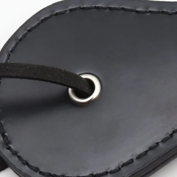 Adult Products Hand Clapper Leather Racket black leather bilayer fun couple prop