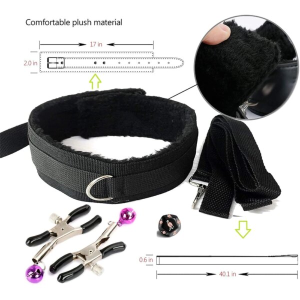 Sex Toys for Women BDSM Couples Kit with handcuffs, anal plug, and erotic accessories