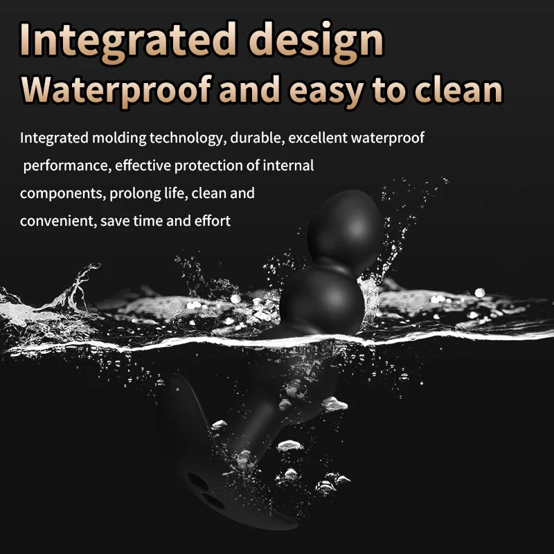 Pulse Electric Shock Anal Plug Beads Vagina Prostate Massager By Xlucia - Image 6