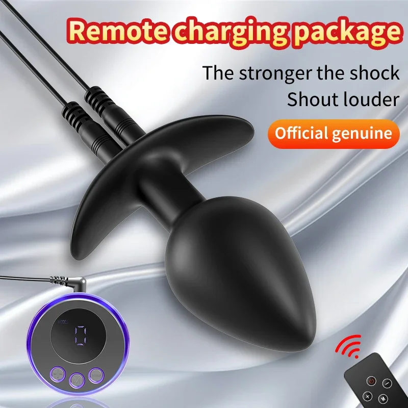 Pulse Electric Shock Anal Plug Beads Vagina Prostate Massager By Xlucia - Image 3