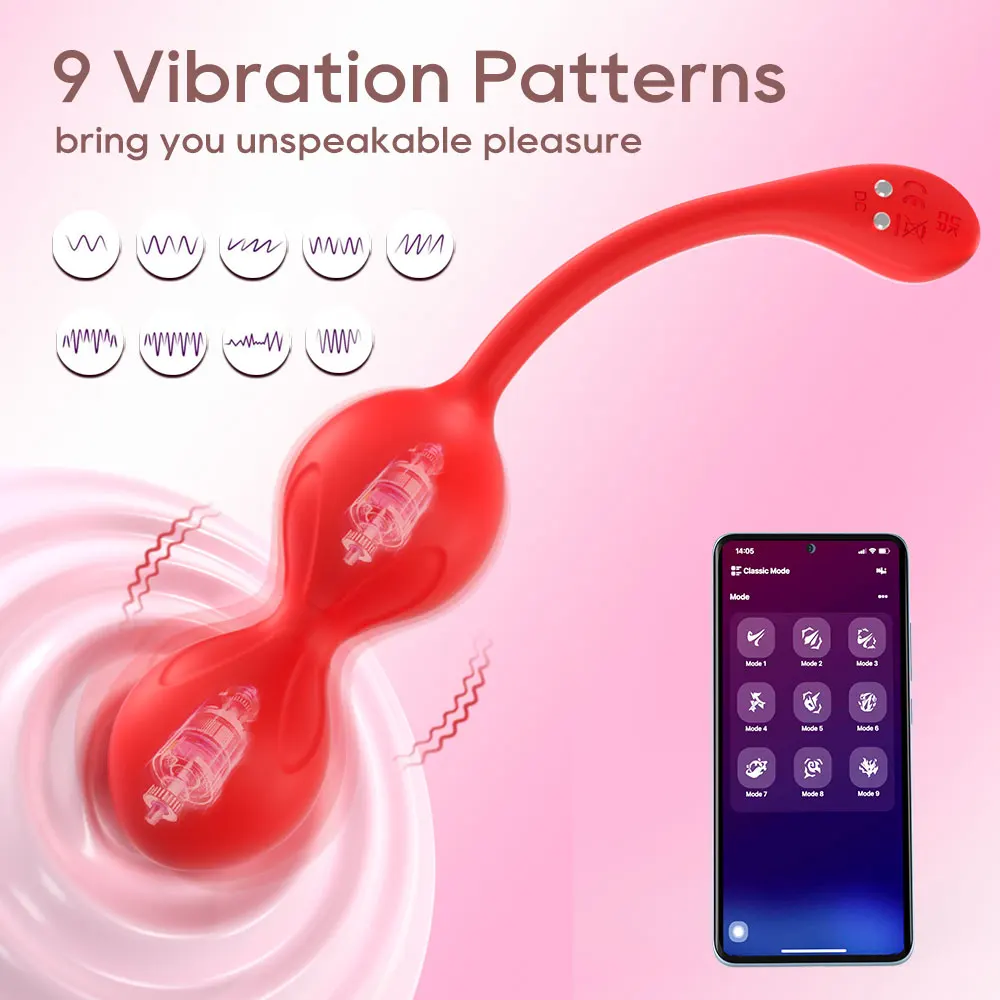 Premium Vaginal Tightening And Geisha Ball App Controlled Vibrator By Xlucia - Image 2