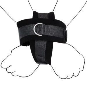 Premium Nylon Cross Handcuffs For Erotic Bondage Games Created By Xlucia