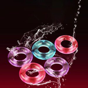 100PCS Flexible Cock Rings By Xlucia – Delay Ejaculation & Enhance Erection