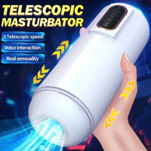 Automatic Telescopic Thrusting Pocket Masturbator Cup for Men By Xlucia