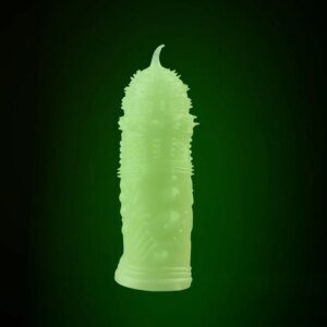 Glow in Dark Extensions Condom Penis Sleeve Men Delay By Xlucia Ring