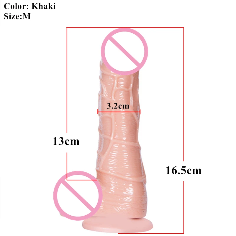 19cm Black Realistic Dildo with Sucker