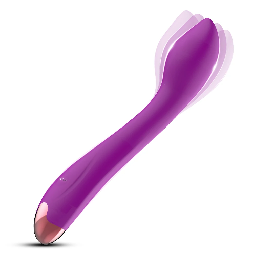 A sleek, ergonomic finger dildo vibrator designed for clitoral and G-spot stimulation.